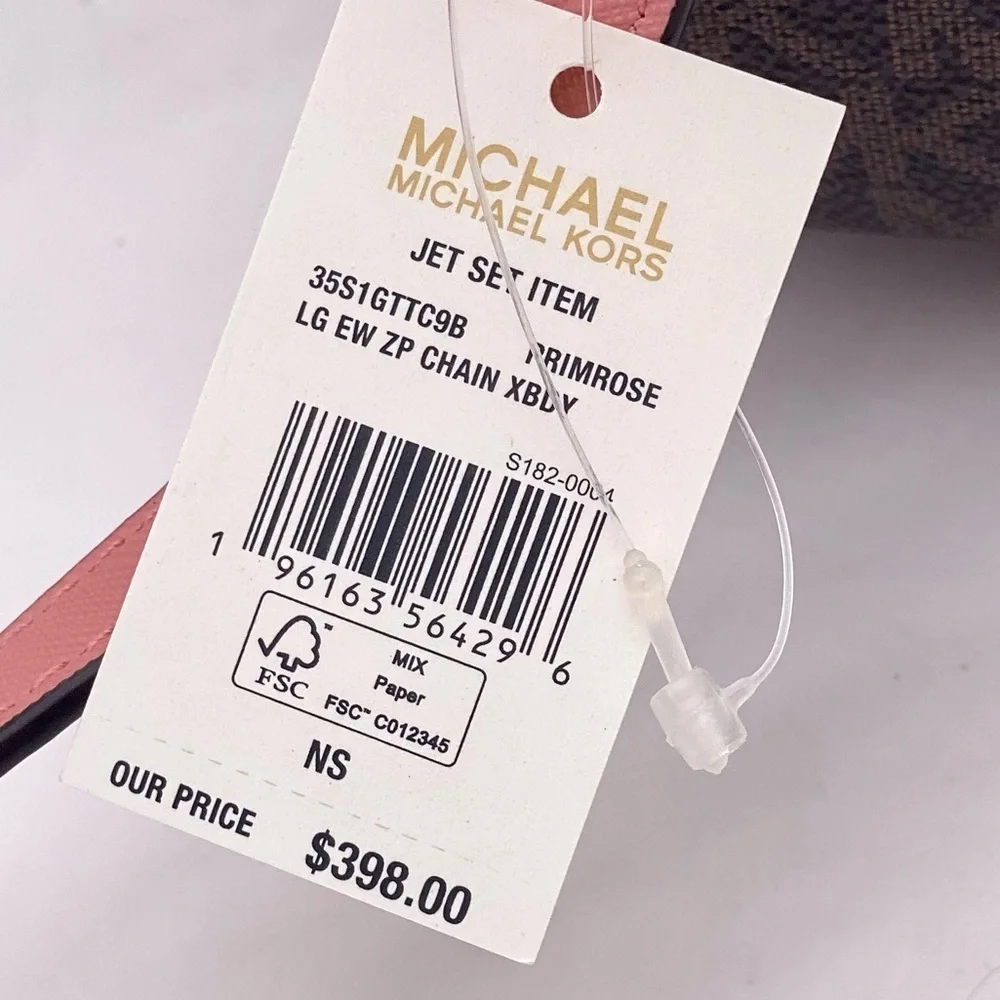 Michael Kors Jet Set Travel EW zip Chain Crossbody Primrose Multi
